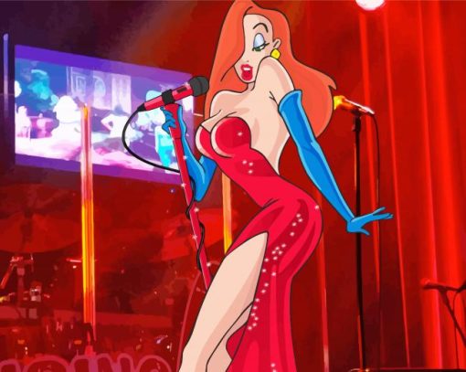 Jessica Rabbit paint by number