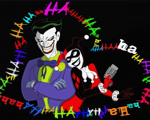 Mad love Joker paint by number