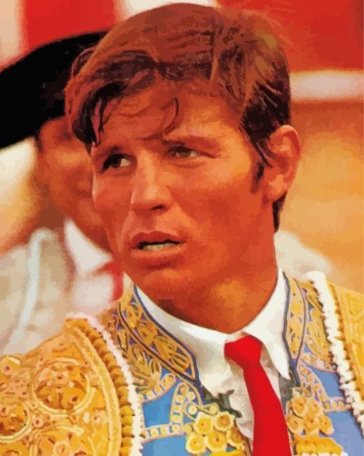 Manuel Benitez El Cordobes Spanish Bullfighter paint by number