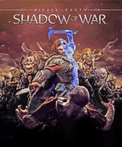 Middle Earth Shadow Of War paint by number