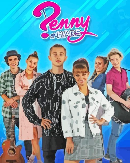 Penny On Mars Disney Poster paint by number