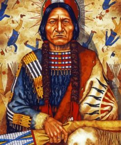 Sitting Bull Chief Leader paint by number