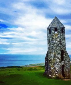 St Catherines Oratory Lighthouse paint by number