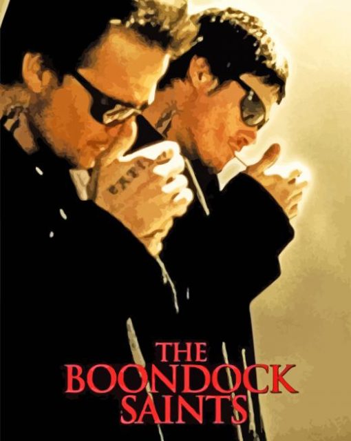 The Boondock Saints Movie Poster paint by number