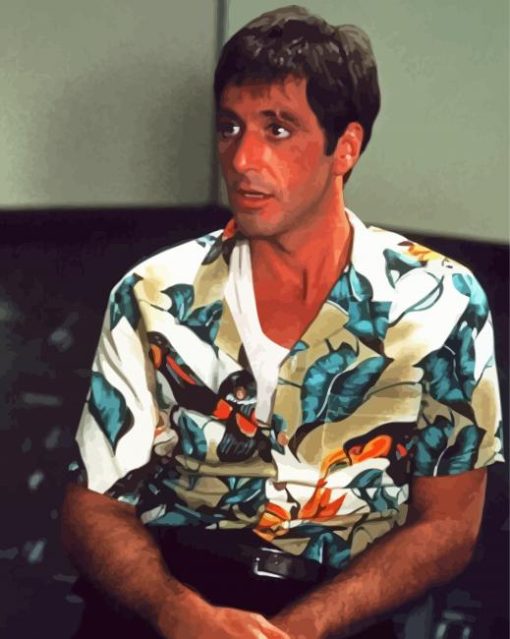 Tony Montana paint by number