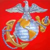 Usmc Logo Art paint by number