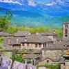 Zagori Town Greece paint by number