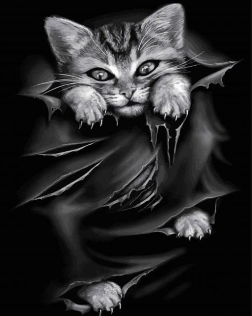 Aesthetic Gothic Animal paint by number