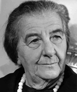 Close Up Golda Meir paint by number