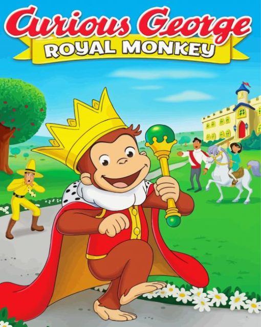 Curious George Poster paint by number