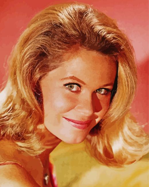 Elizabeth Montgomery Bewitched paint by number