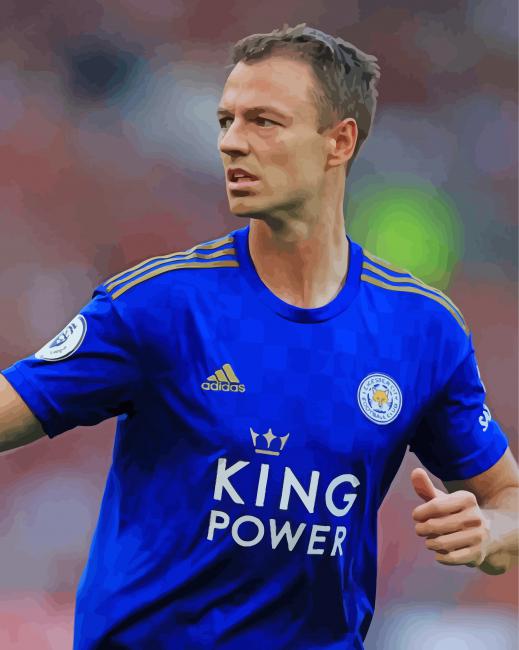 Jonny Evans Football Player paint by number