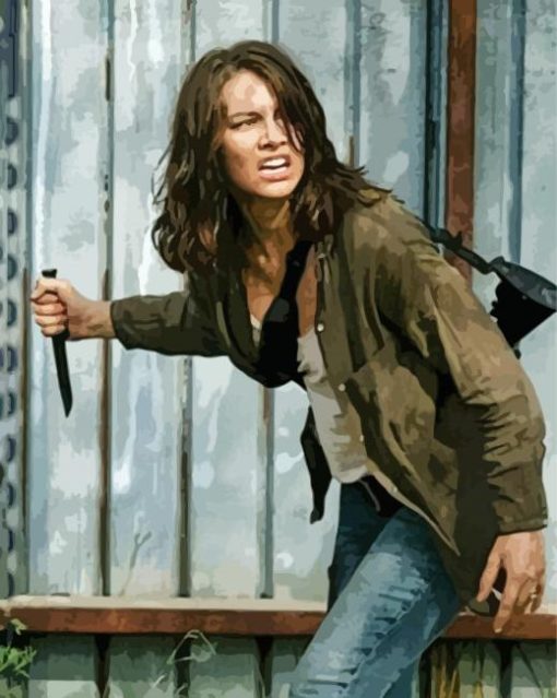 Mad Maggie Greene paint by number