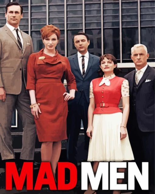 Mad Men Drama paint by number