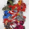 Marvel Abstract Art paint by number
