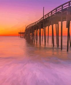 Nags Head Sunset paint by number