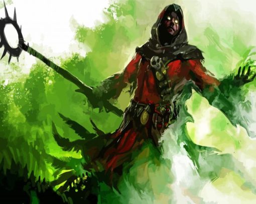 Necromancer paint by number