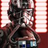 Star Wars TIE Fighter Pilot paint by number