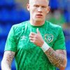 The Footballer James McClean paint by number
