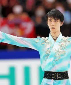 The Japanese Yuzuru Hanyu paint by number