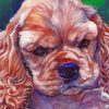 Aesthetic American Cocker Spaniel Art paint by number