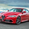 Alfa Romeo Giulia paint by number