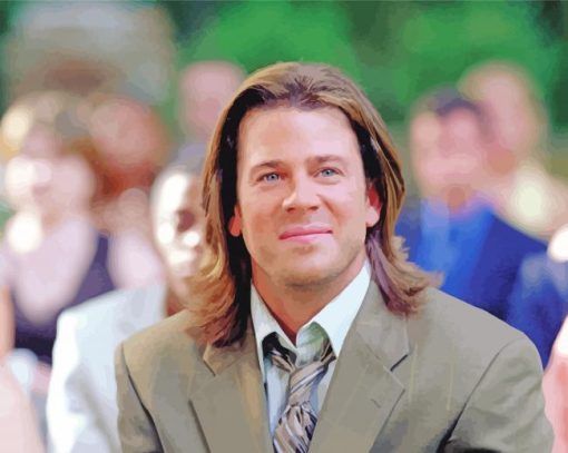 American Actor Christian Kane paint by number