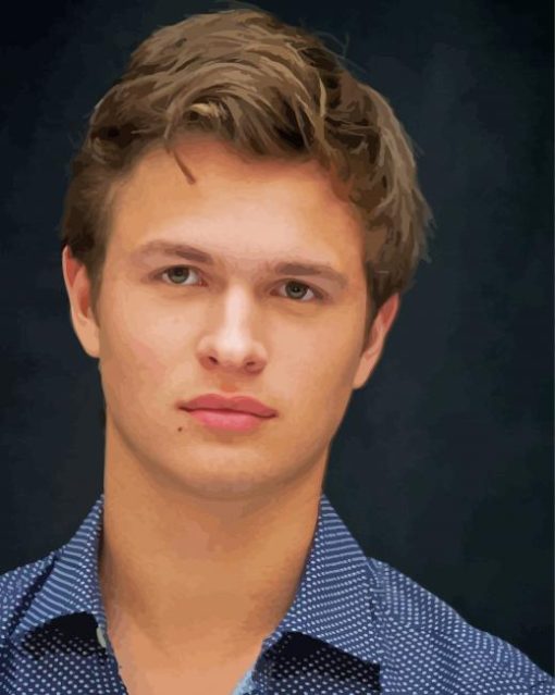 Ansel Elgort paint by number