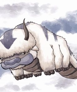 Avatar Appa Art paint by number