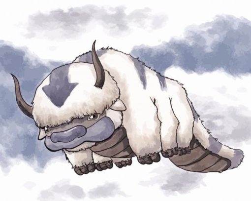 Avatar Appa Art paint by number