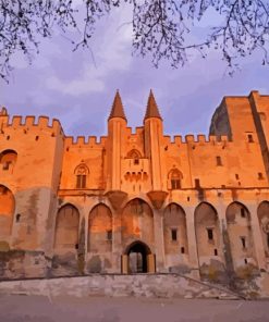 Avignon Palais Des Papes paint by number