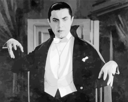 Bela Lugosi Dracula Character paint by number