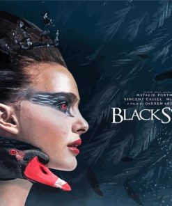 Black Swan Movie Poster paint by number