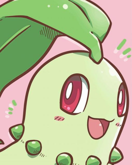 Chikorita Species paint by number