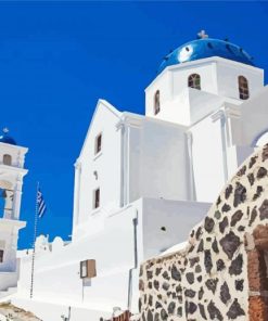 Church Of The Resurrection Of The Lord Thera Santorini paint by number