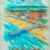 Cromer Poster Art paint by number