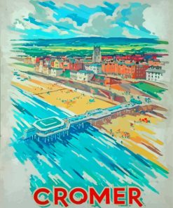 Cromer Poster Art paint by number