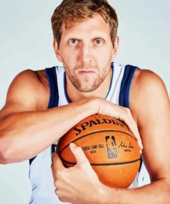 Dirk Nowitzki Basketball paint by number