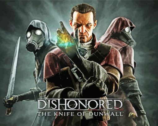 Dishonored The Knife Of Dunwall paint by number