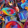 Drumming Art paint by number