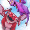 Figment Dragon And Friend paint by number