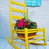 Flowers Pots Chair paint by number