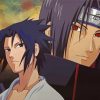 Itachi And Sasuke Baruto paint by number