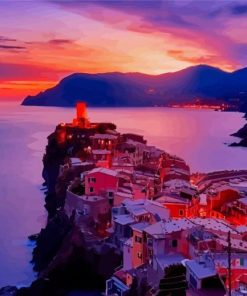 Italy Sunset Seascapes paint by number