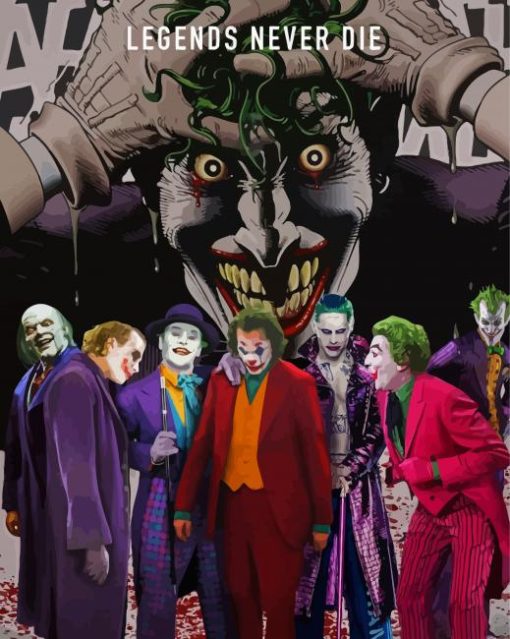 Jokers Legends paint by number