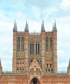 Lincoln Cathedral paint by number