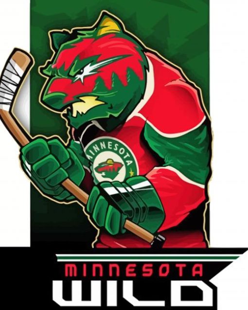 Minnesota Wild Logo paint by number