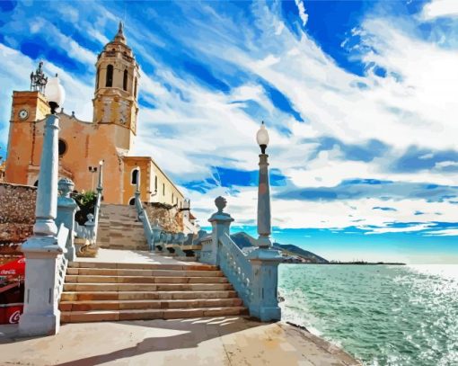 Museo Del Cau Ferrat Sitges paint by number