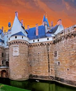 Nantes Chateau Des Ducs De Bretagne paint by number