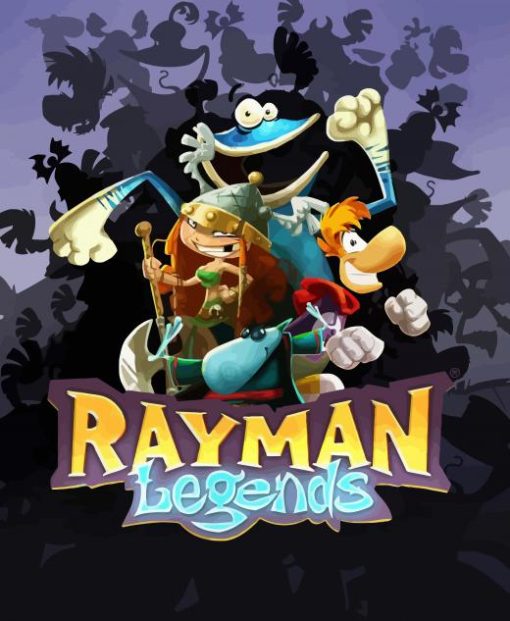 Rayman Legends Poster paint by number